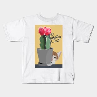 Best days are meowdays Cactus Cat Kids T-Shirt